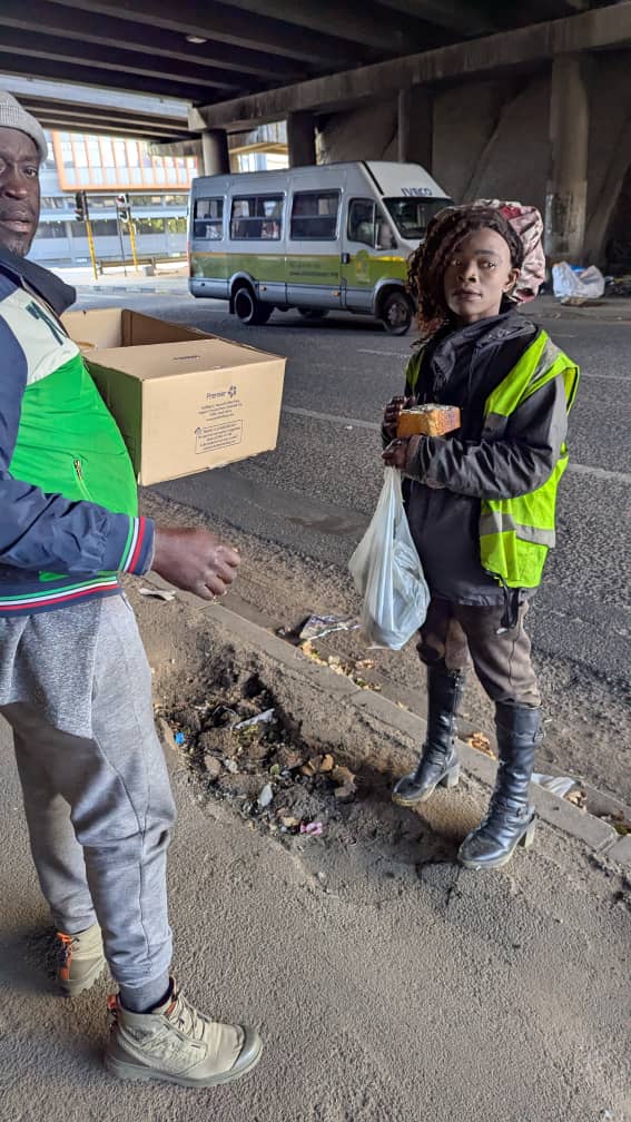 Serving meals to the poor