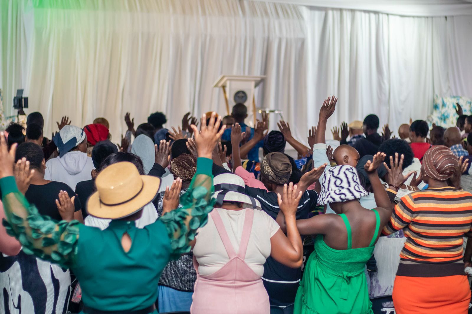 Spirit-filled worship service